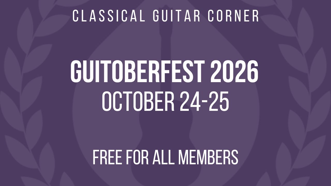 Guitoberfest 2026, October 24–25, free for all members